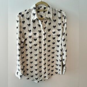 Equipment silk blouse